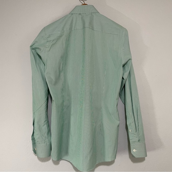 Eton signature twill slim fit dress shirt 44 / 17.5 - Picture 2 of 14